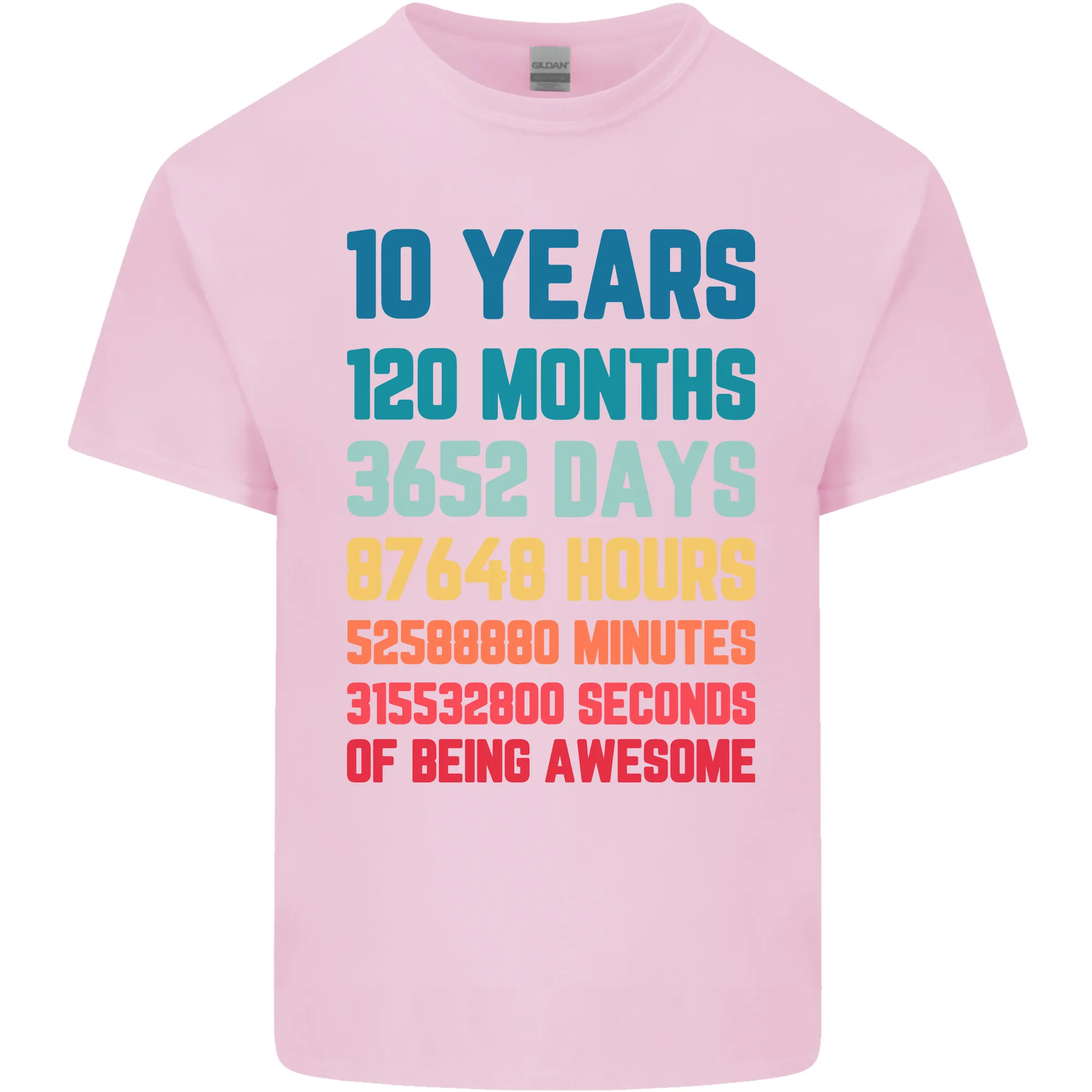 10th Birthday 10 Year Old Kids T-Shirt Childrens