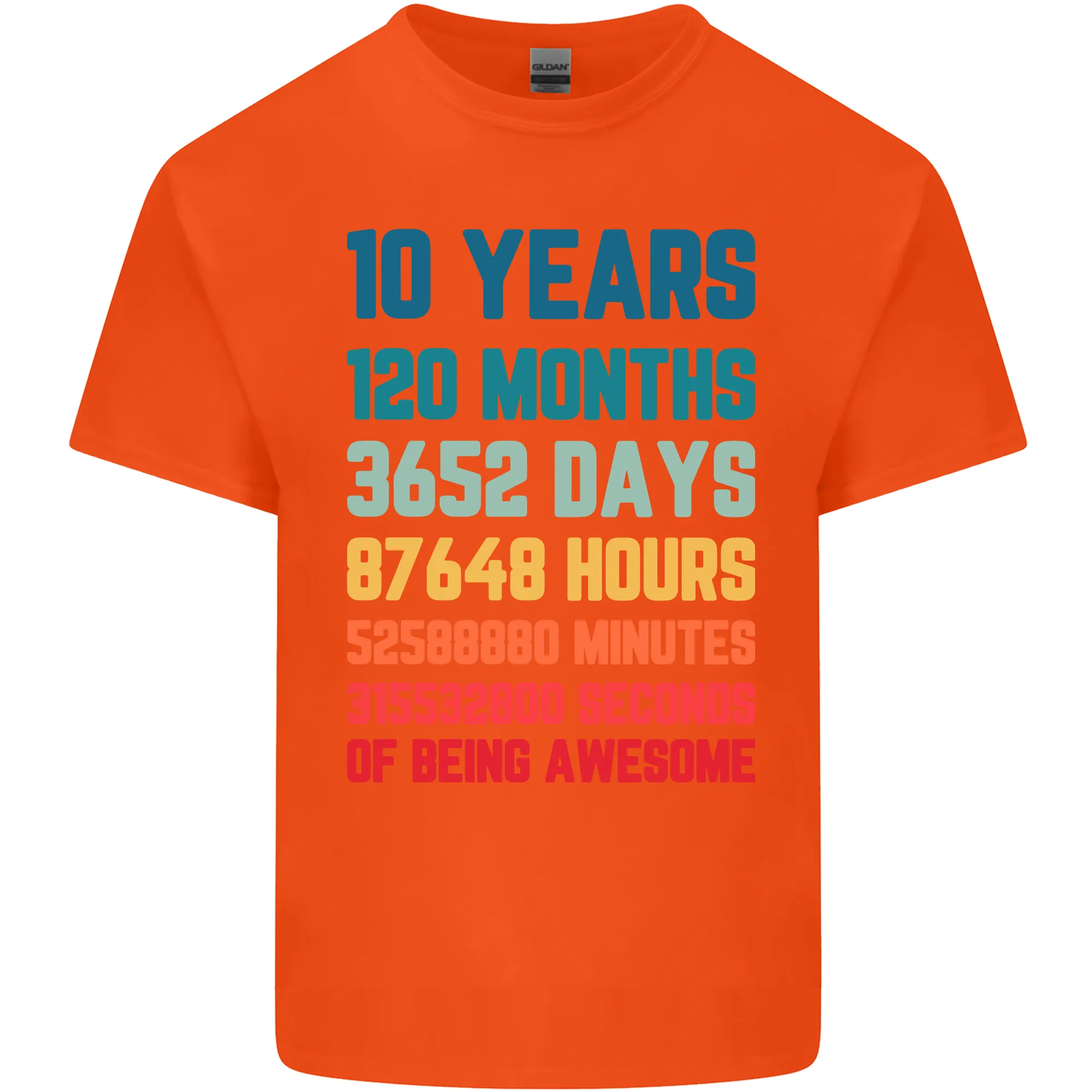 10th Birthday 10 Year Old Kids T-Shirt Childrens
