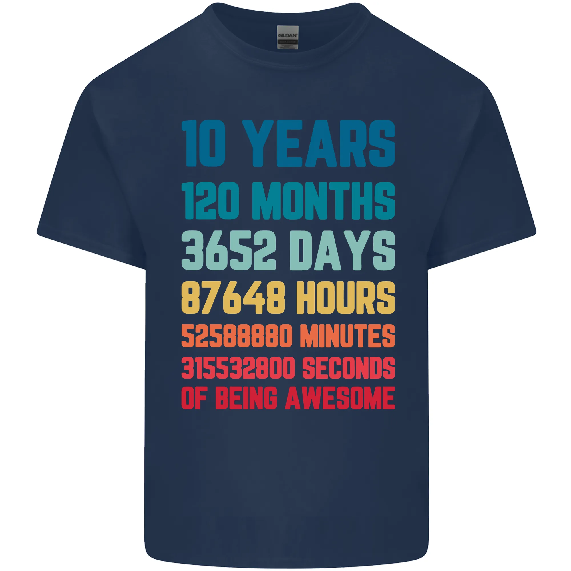 10th Birthday 10 Year Old Kids T-Shirt Childrens