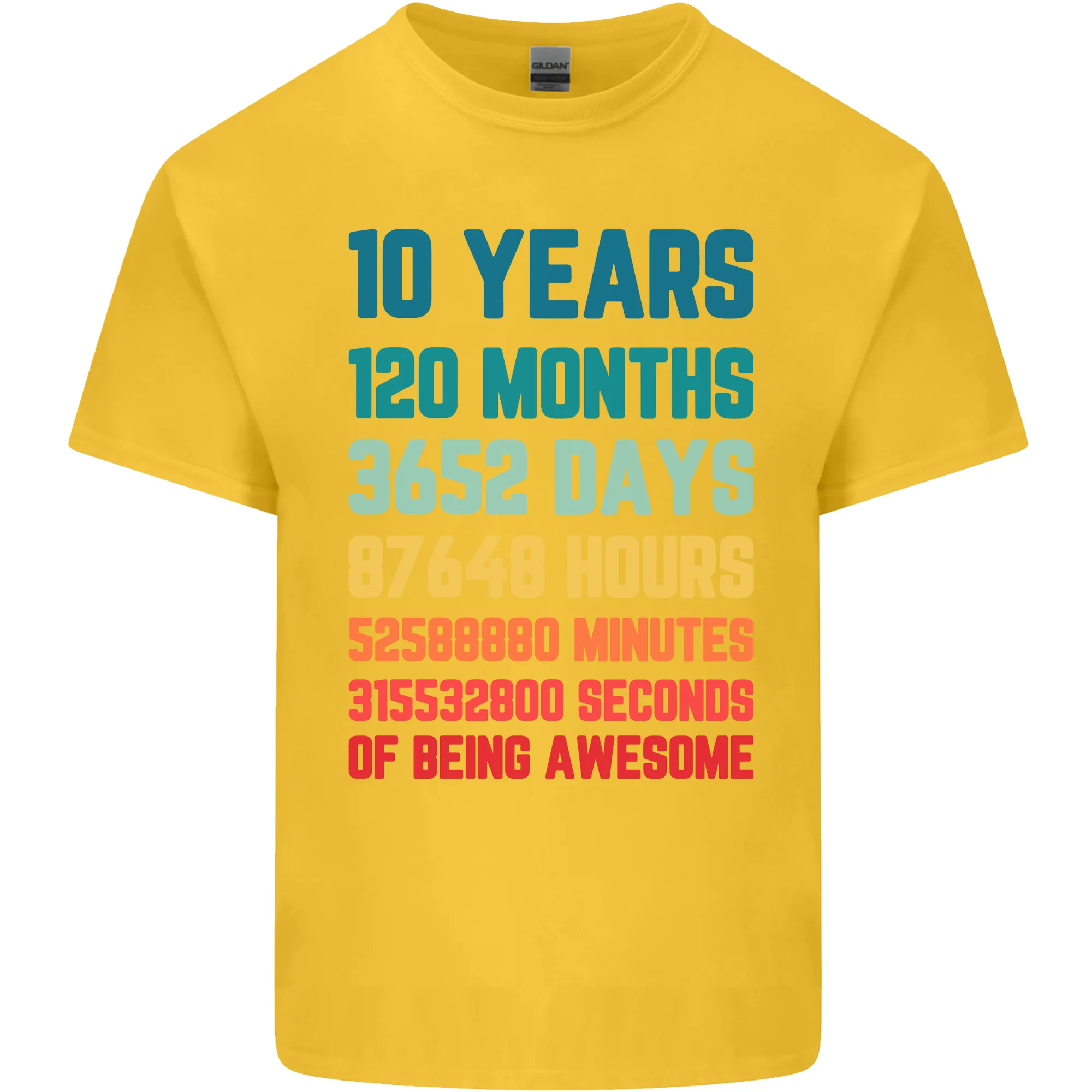 10th Birthday 10 Year Old Kids T-Shirt Childrens
