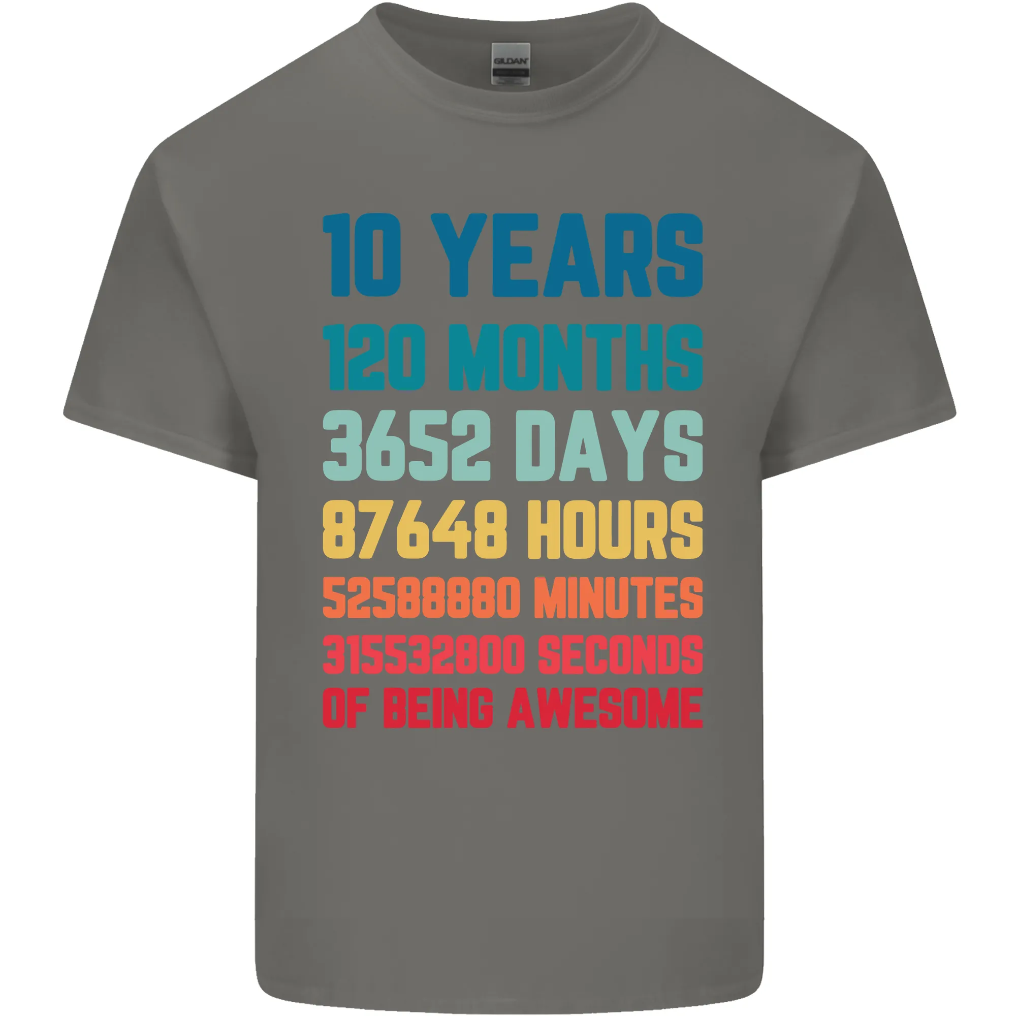 10th Birthday 10 Year Old Kids T-Shirt Childrens