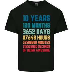 10th Birthday 10 Year Old Kids T-Shirt Childrens