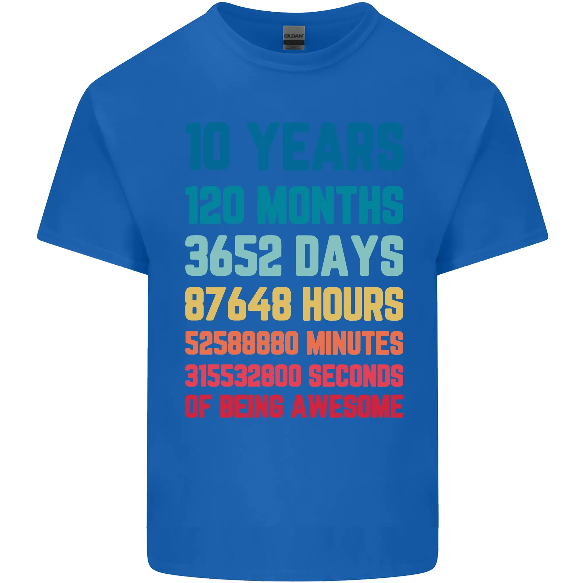 10th Birthday 10 Year Old Kids T-Shirt Childrens