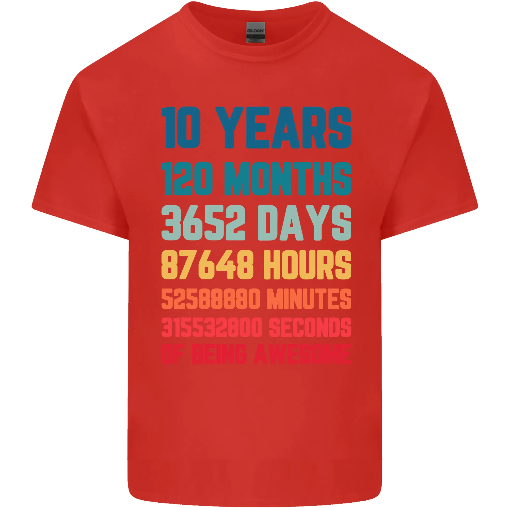 10th Birthday 10 Year Old Kids T-Shirt Childrens