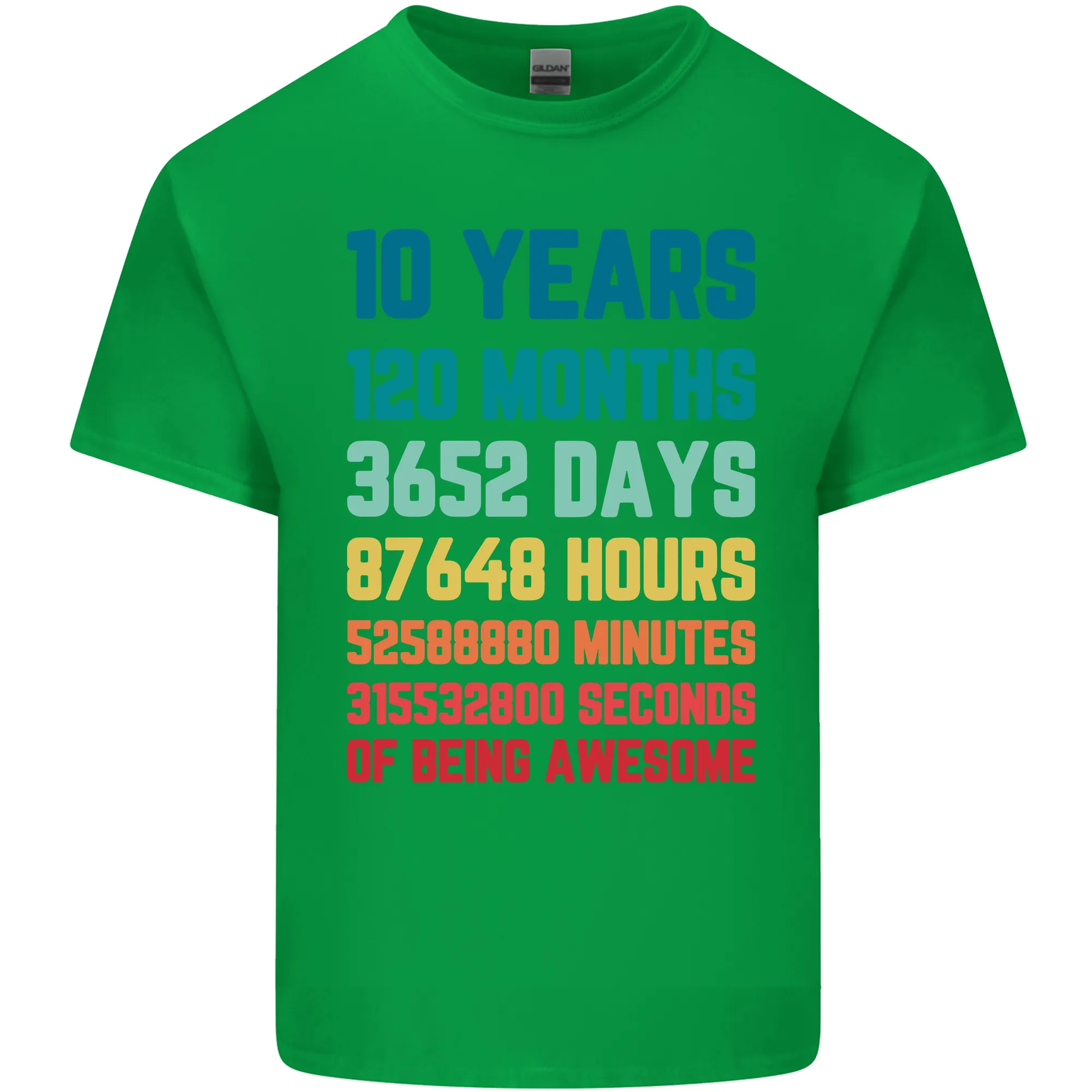10th Birthday 10 Year Old Kids T-Shirt Childrens