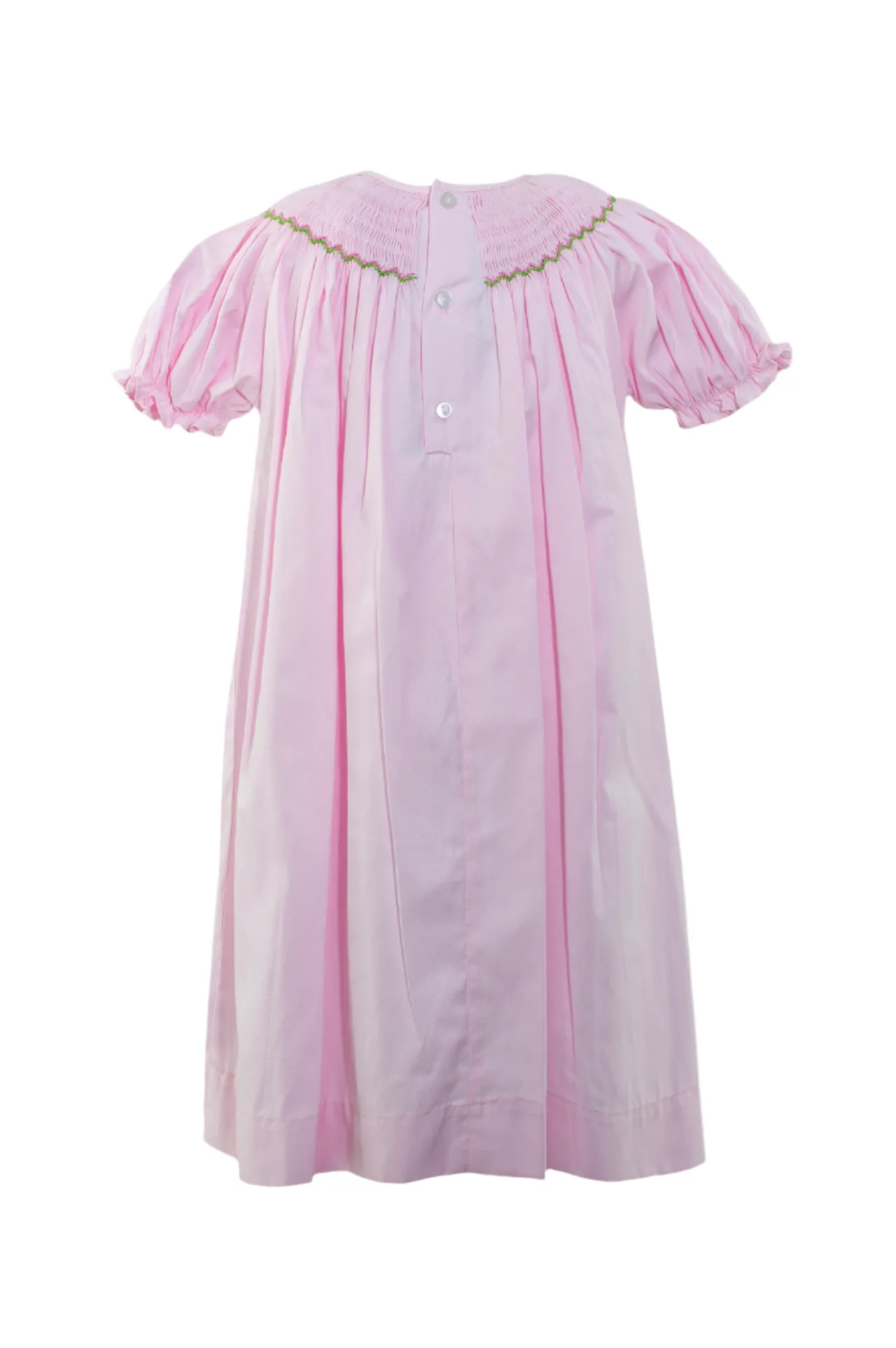 20244-Smocked Christmas Tree Bishop Toddler Girl Dress