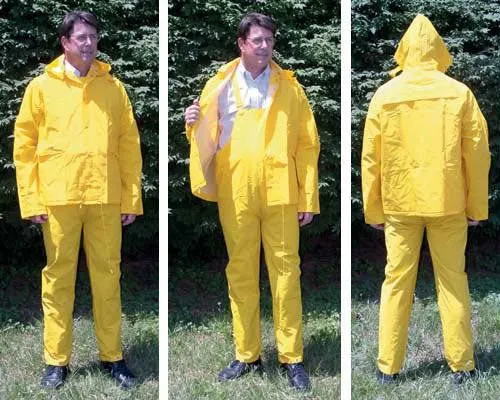 3-Piece Rain Suit - Large