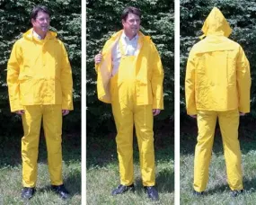 3-Piece Rain Suit - Large
