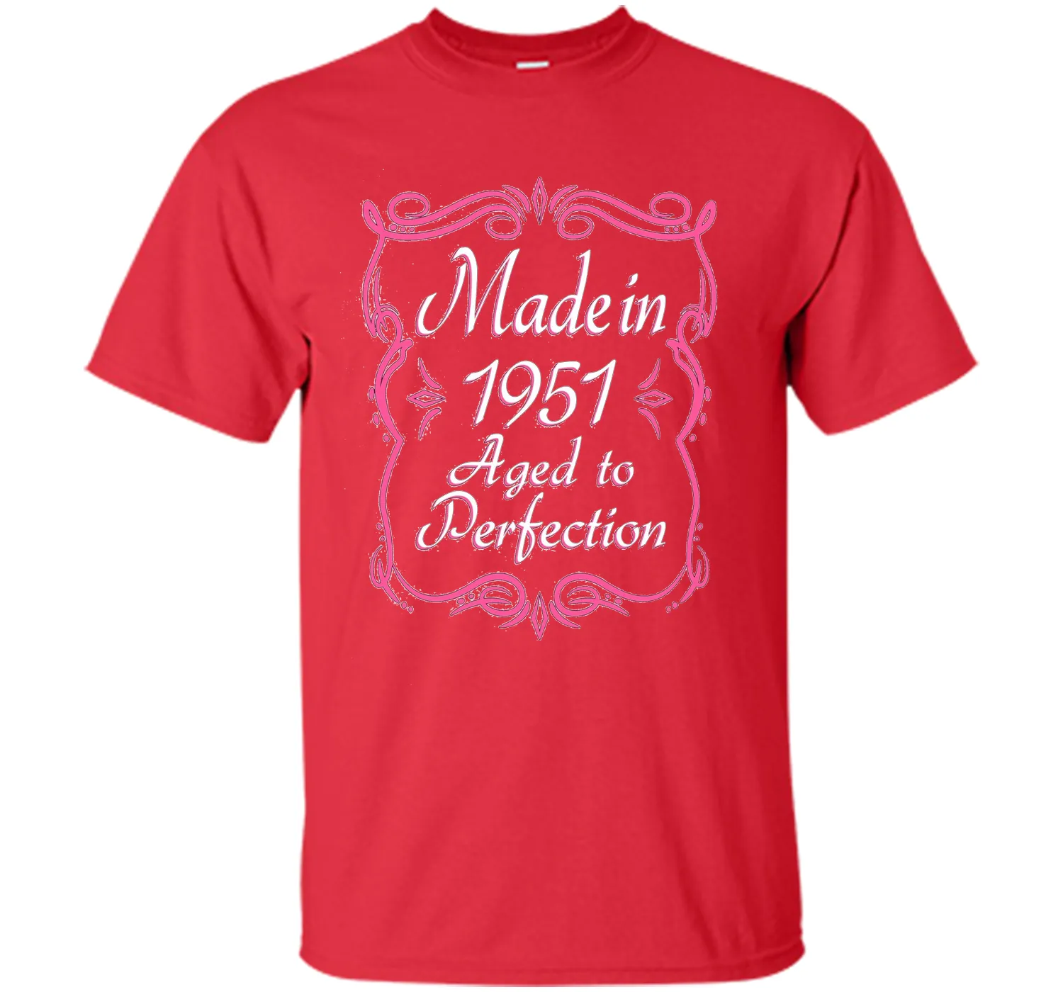 65th Birthday Gift Made In 1951 Aged To Perfection Pink
