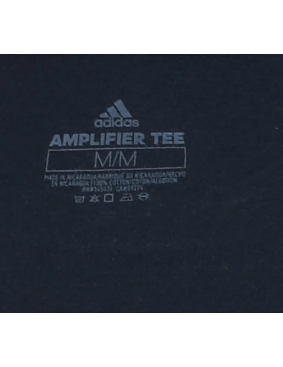 Adidas Printed Black & White T-shirt - M
