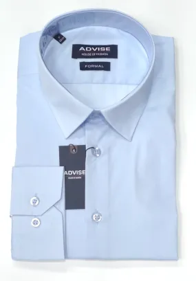 Advise House Of Fashion Long Sleeve Dress Shirt - Blue