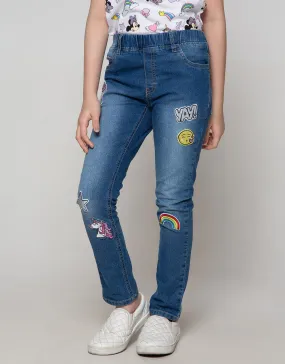 Aero Denim Long Pants Unicorn