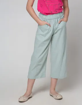 Aero Long Pants Kulot Polos Pinggang Karet Casual