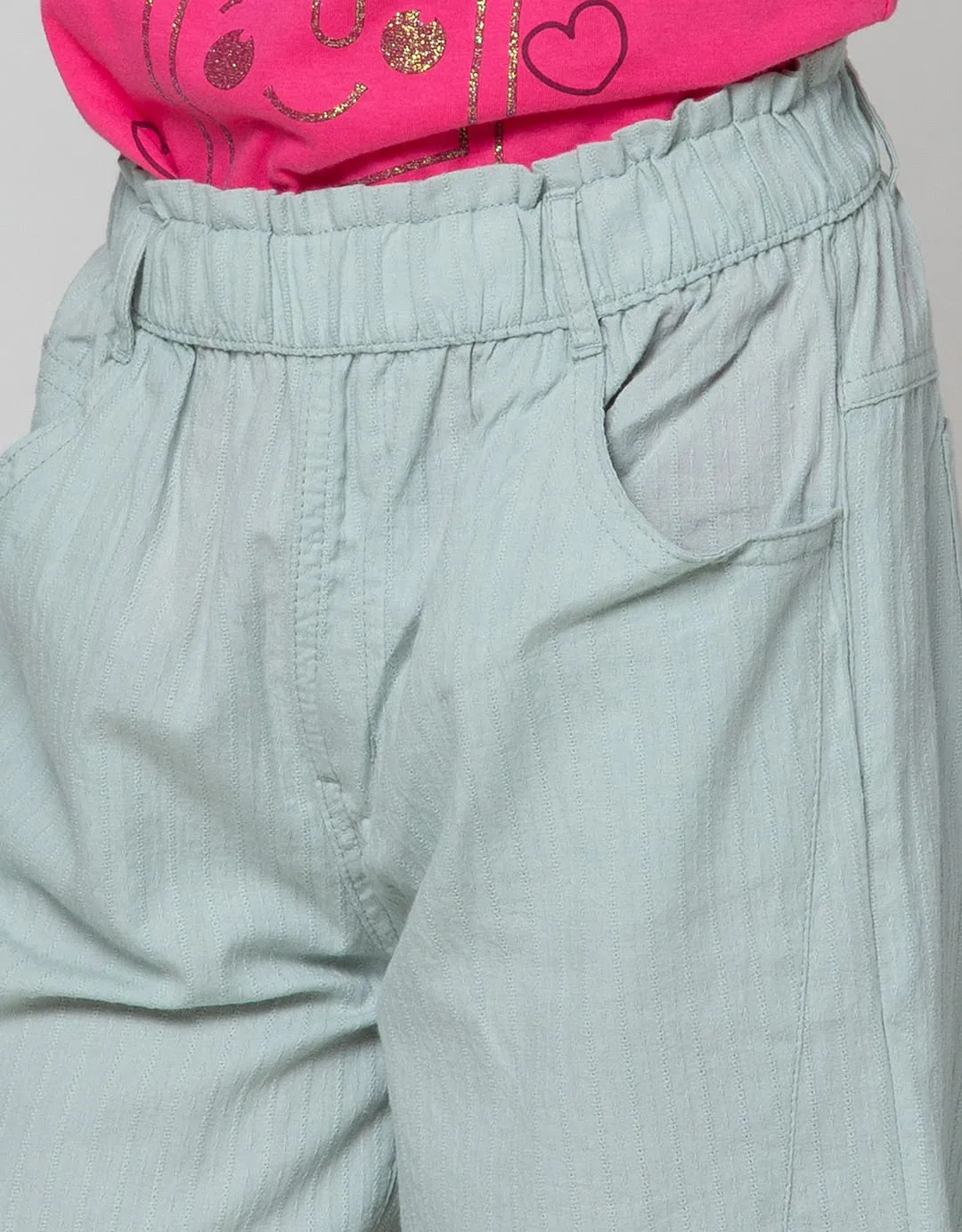 Aero Long Pants Kulot Polos Pinggang Karet Casual