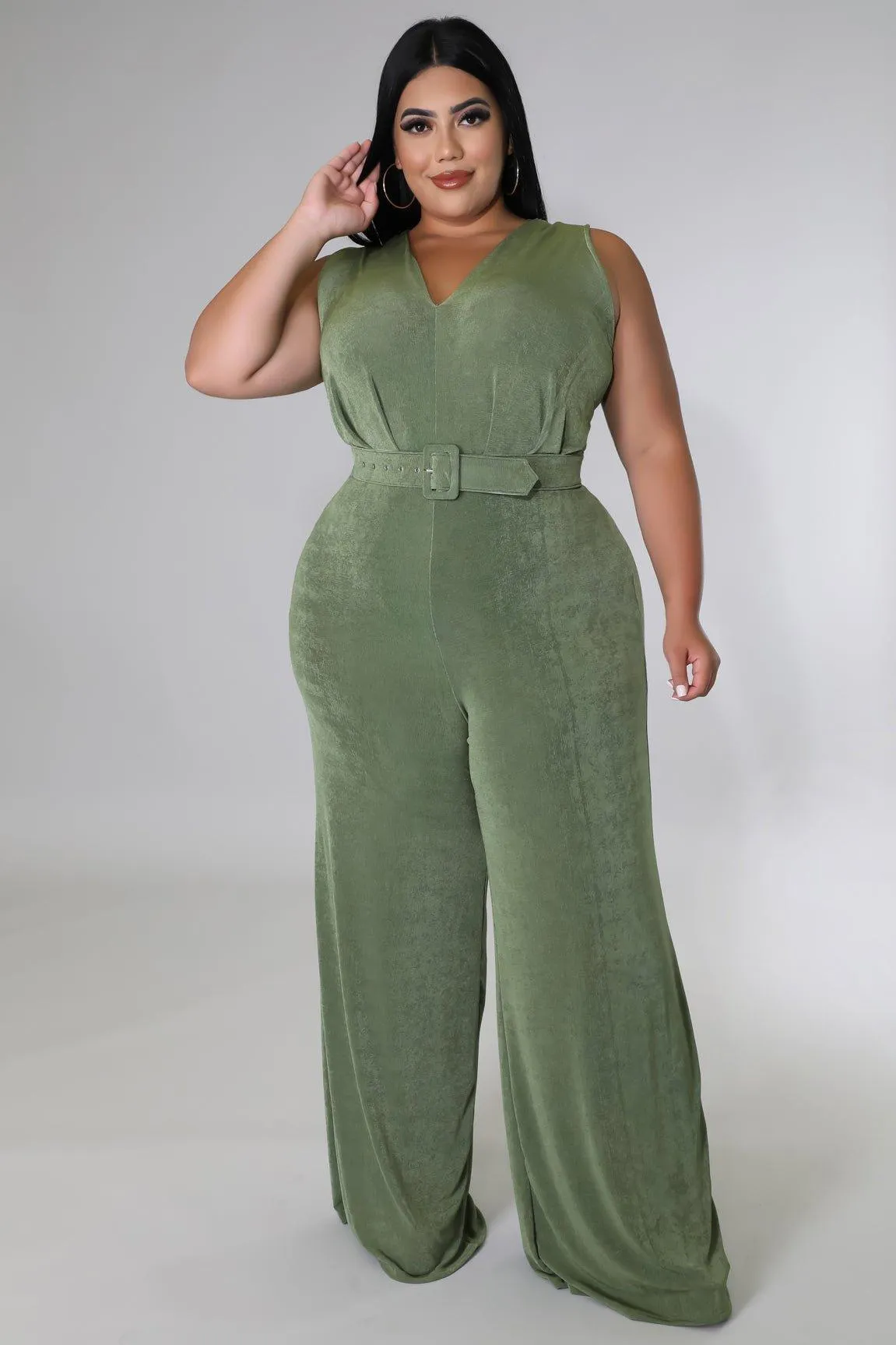 Aliya Belted Jumpsuit
