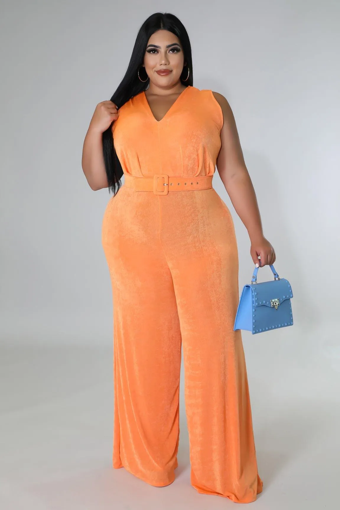 Aliya Belted Jumpsuit