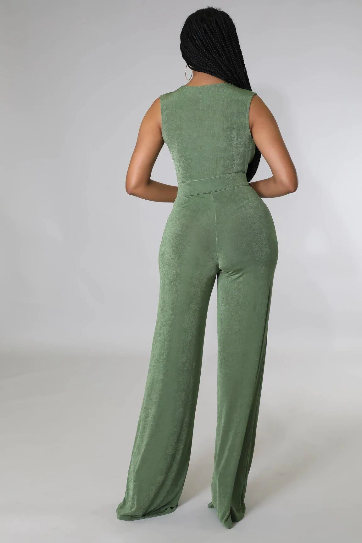 Aliya Belted Jumpsuit