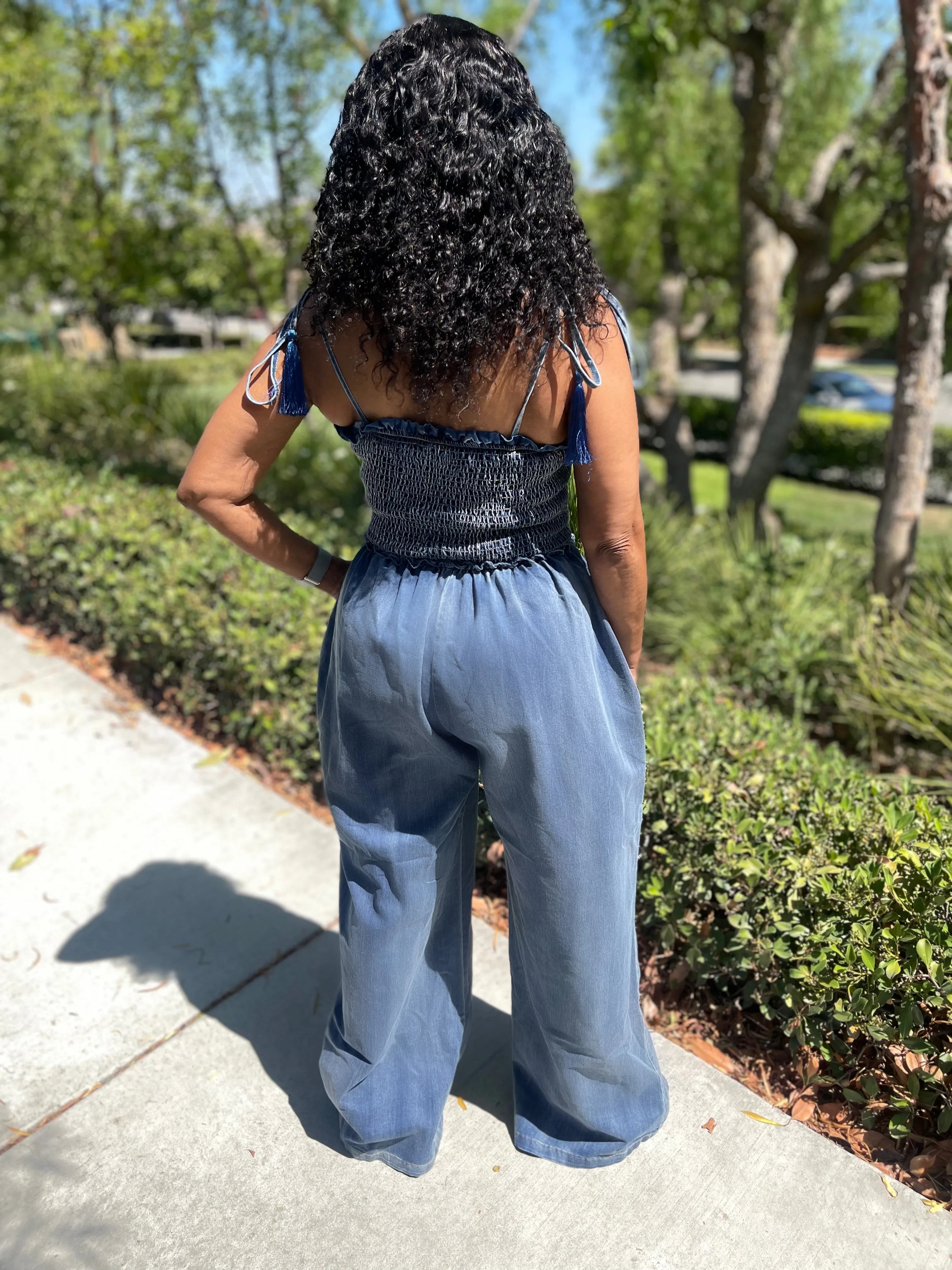 All Denim Jumpsuit