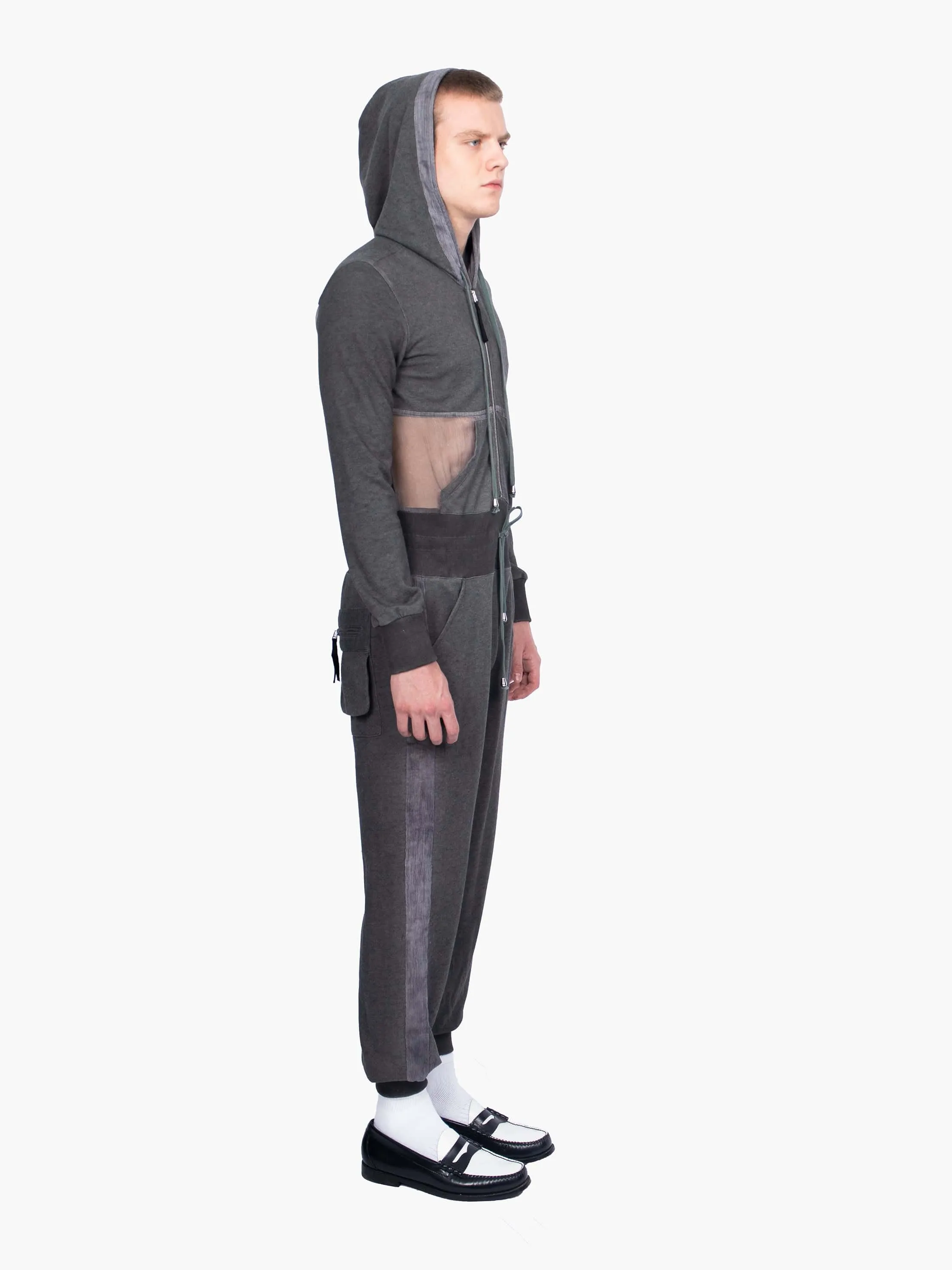All-In-One Grey Jumpsuit