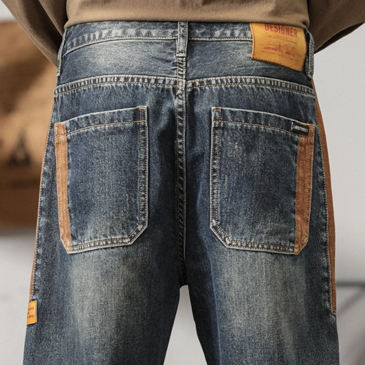 American Heavyweight Jeans Men P0818