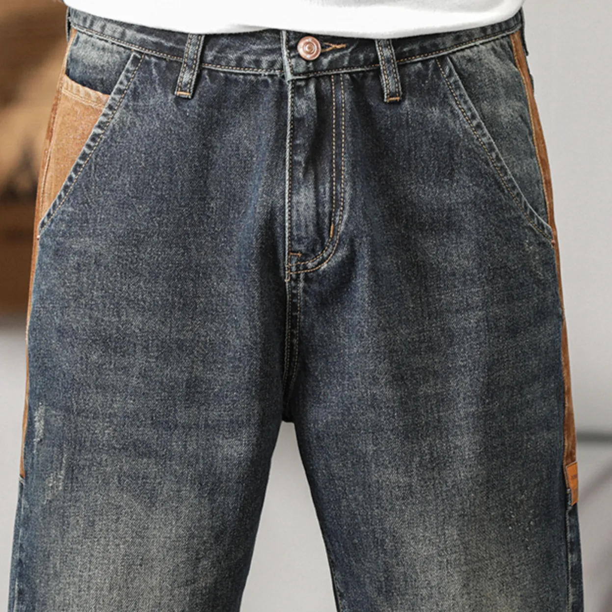 American Heavyweight Jeans Men P0818