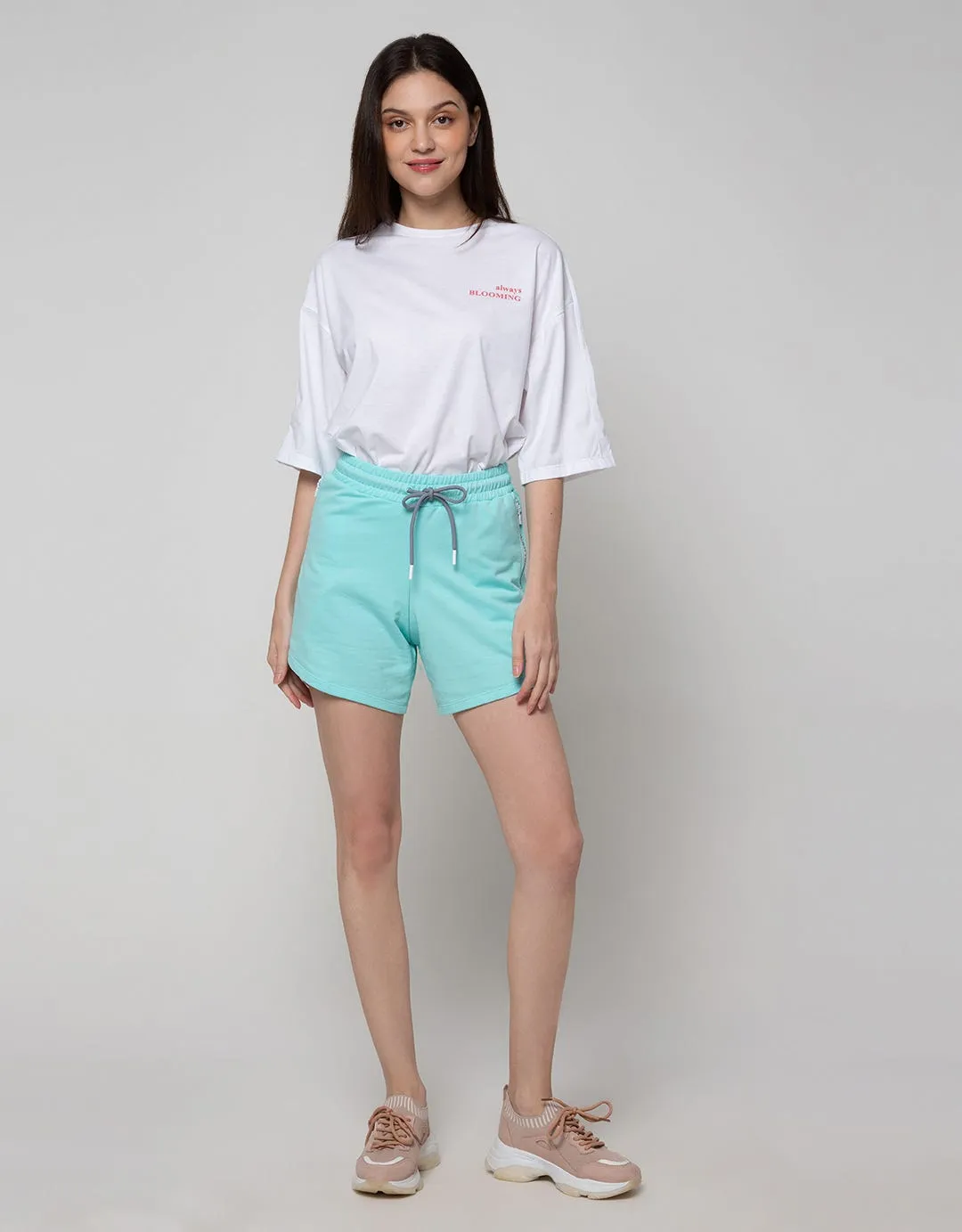 American Jeans Short Pants Zipper Branding