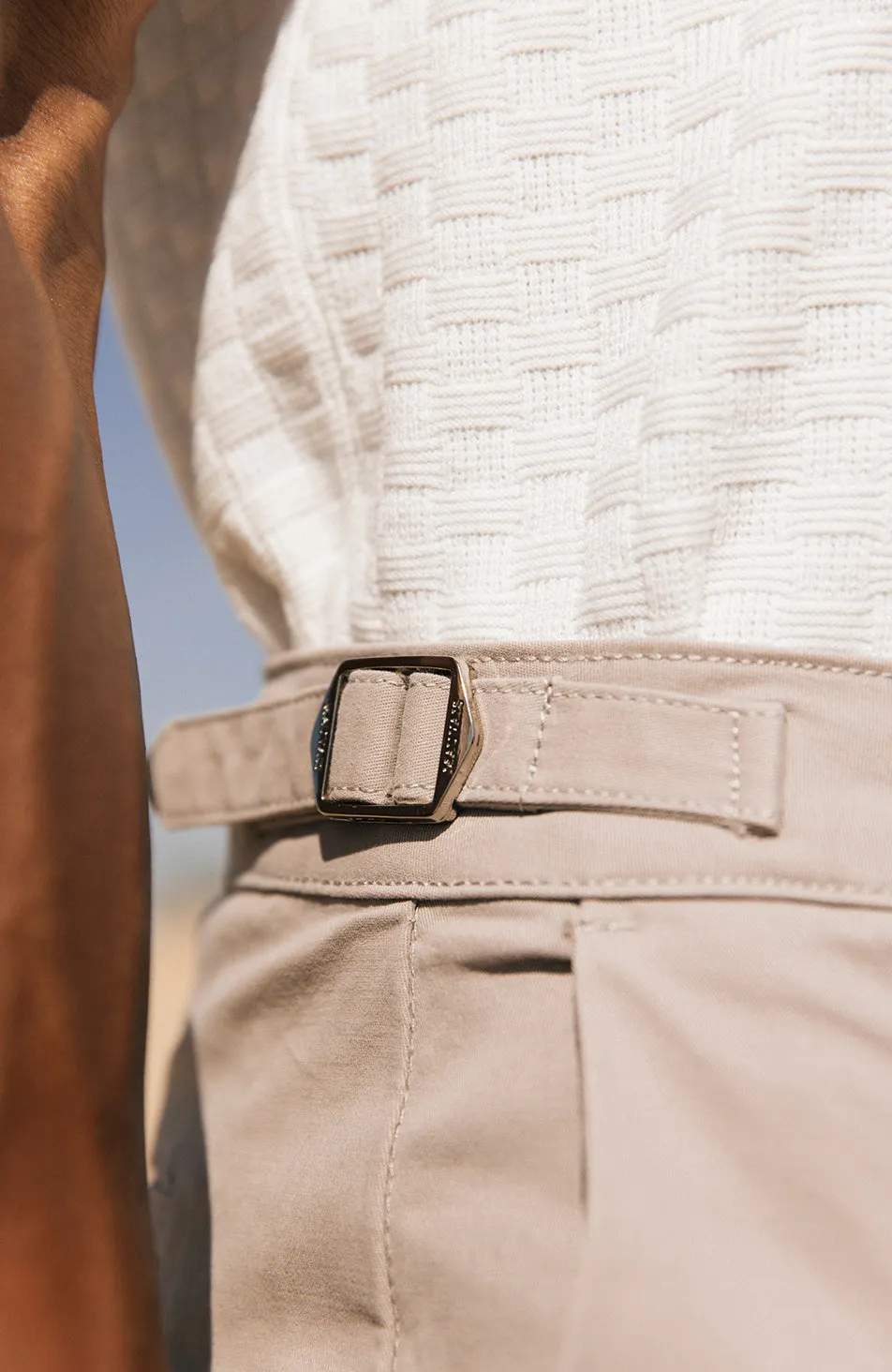 Beaufort Stretch Chinos in Taupe