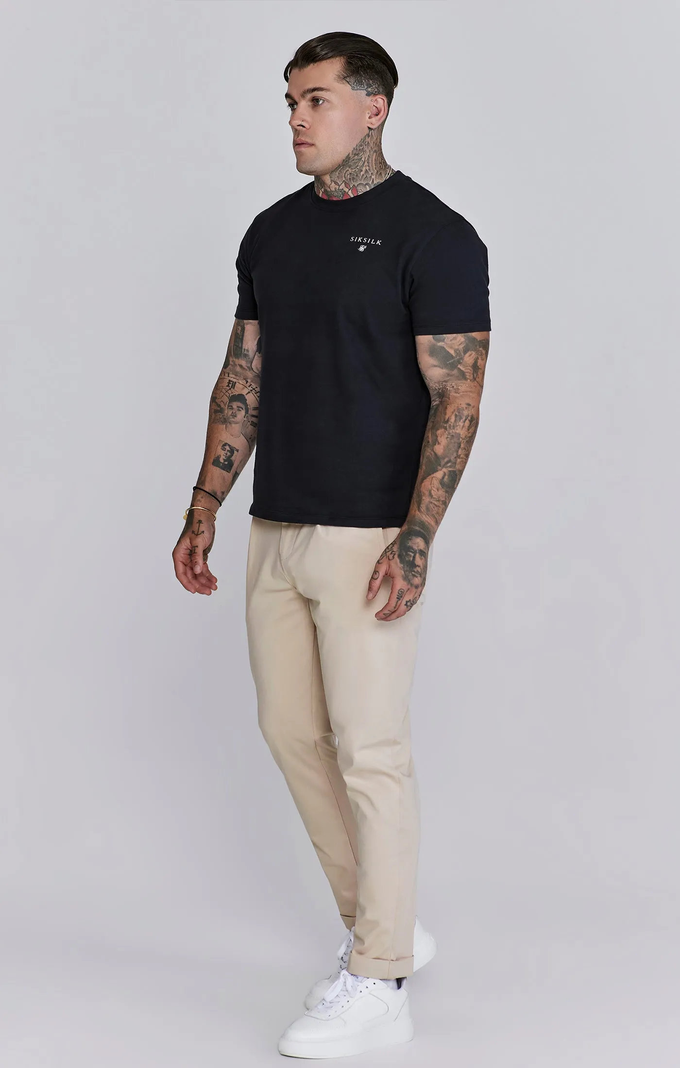 Beige Smart Chinos