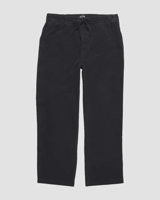 BILLABONG Larry Cord Pants - BLACK
