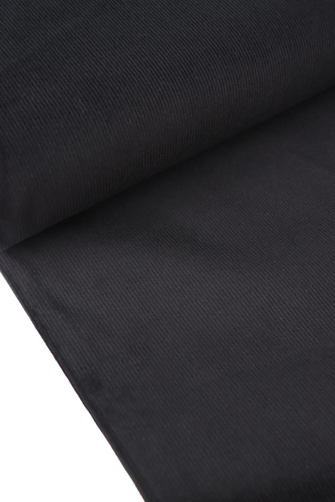 Black 14 Wale Cotton Corduroy | Robert Kaufman