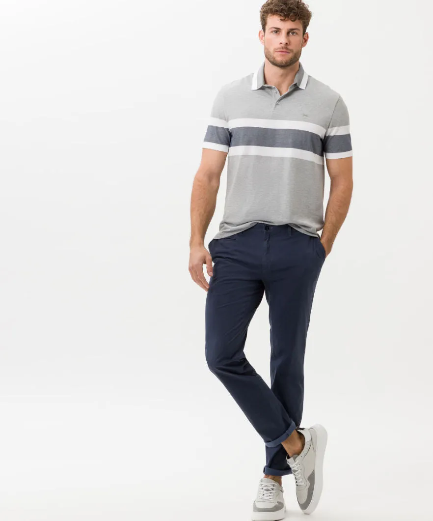 Brax Fabio Printed Chino - Graphite