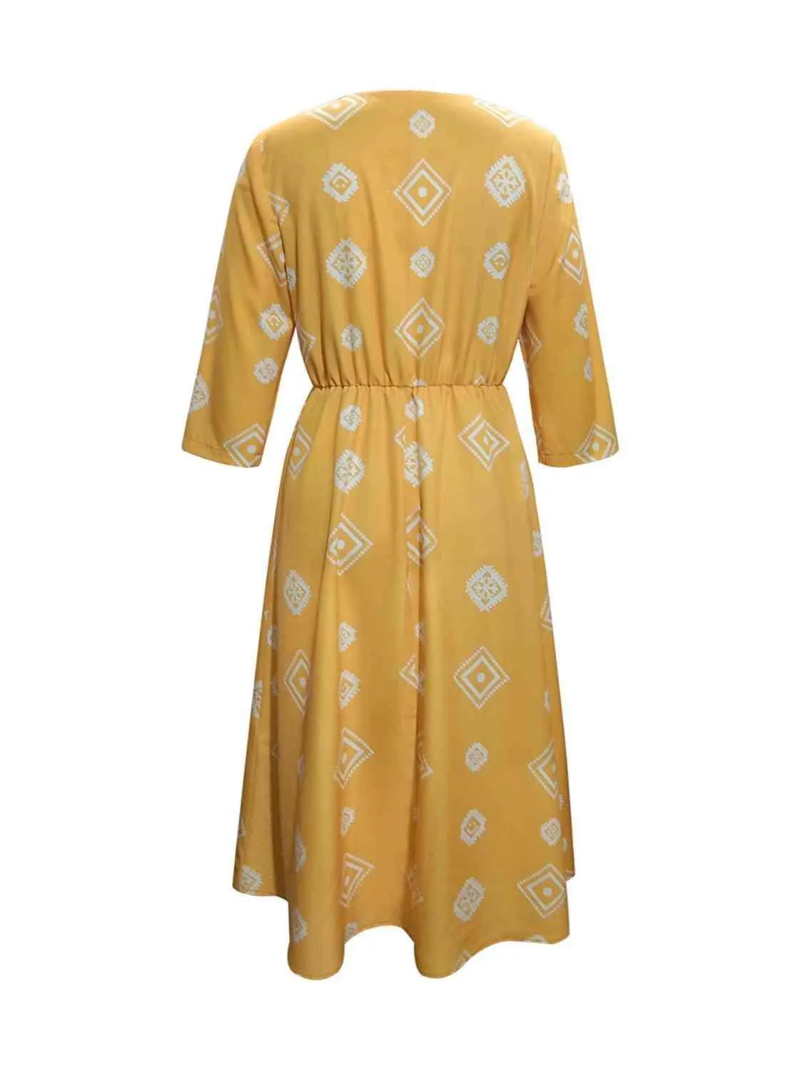 Brighten Up Your Day Yellow Midi Dress