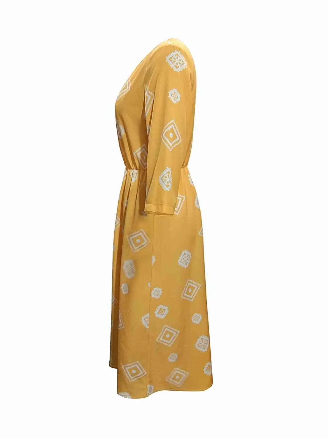 Brighten Up Your Day Yellow Midi Dress