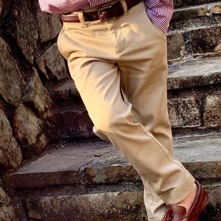 Brown Bowen - Boys' Palmetto Pants - King Street Khaki