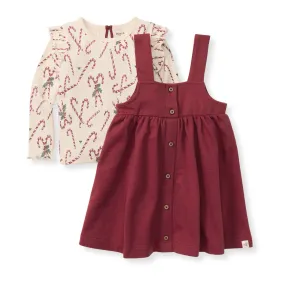 Burt's Bees Baby Dancing Candy Canes Organic Cotton Set