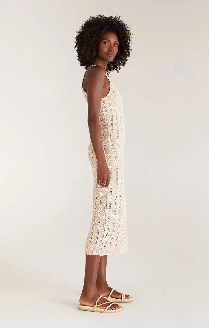 Camille Crochet Midi Dress