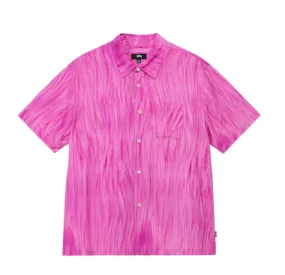 Camisa Stussy Fur Print Pink