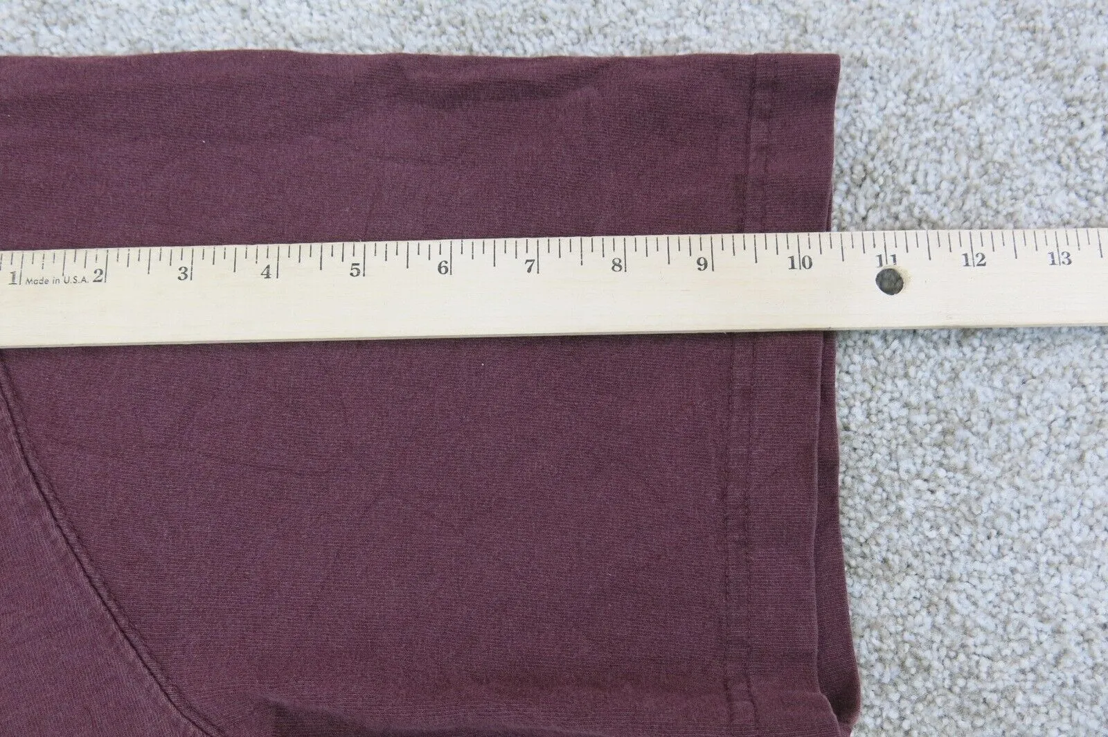 Carhartt Shirt Mens XL Red Crew Neck Tee Short Sleeve Loose Fit Logo Casual