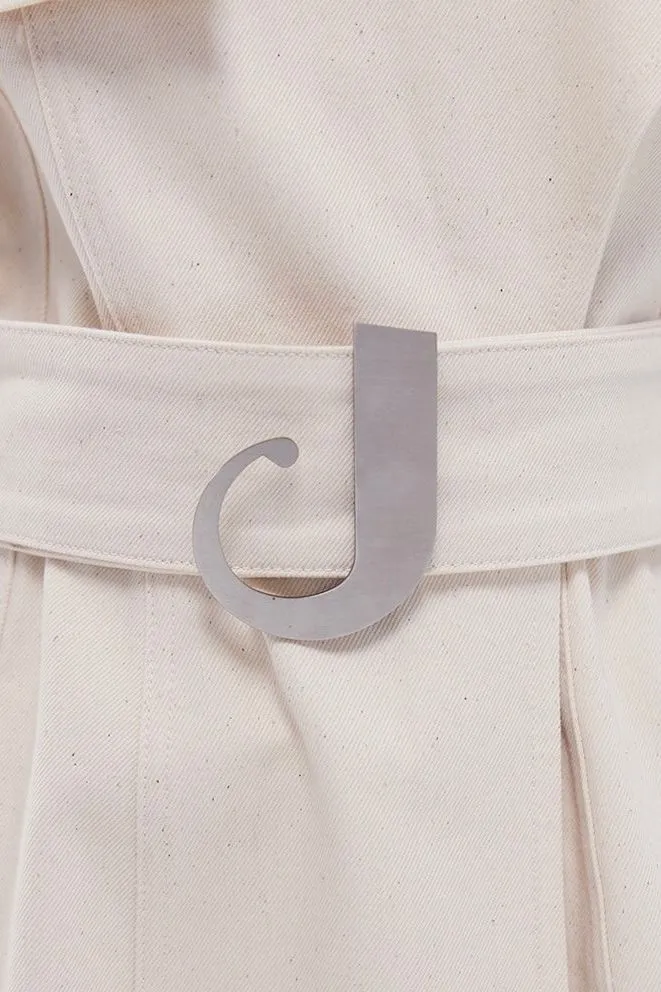 Chaby Ivory Trench Coat