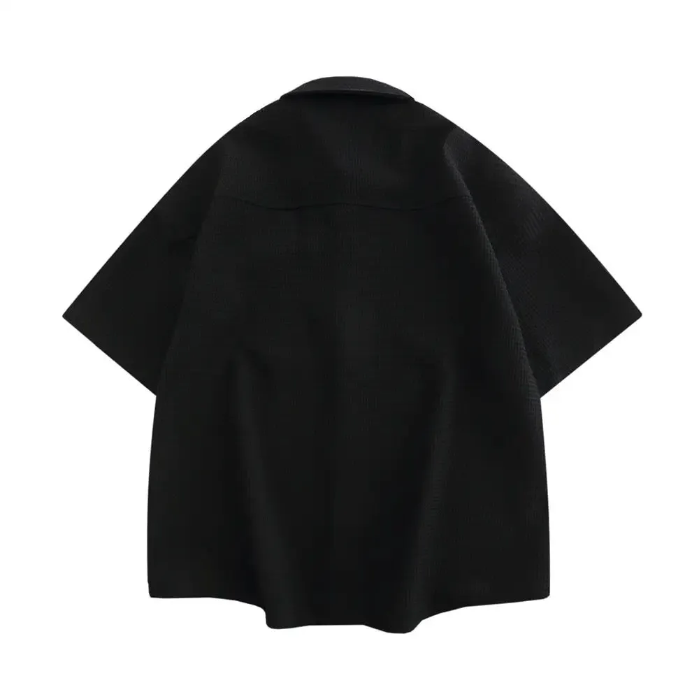 Chained Elegance Waffle Shirt