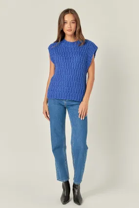 Chunky Knit Sweater Vest