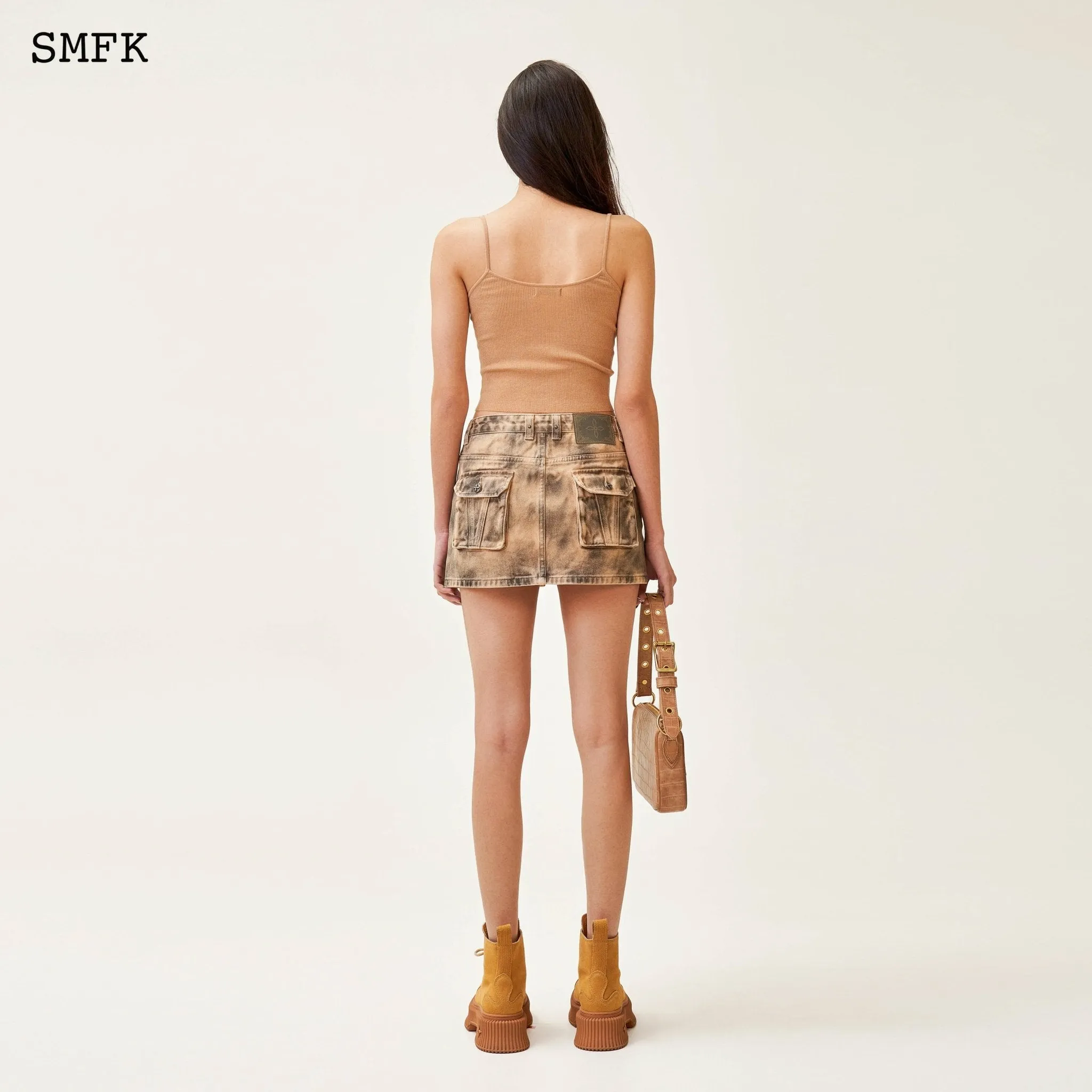 Compass Cross Classic Knitted Vest Top Nude