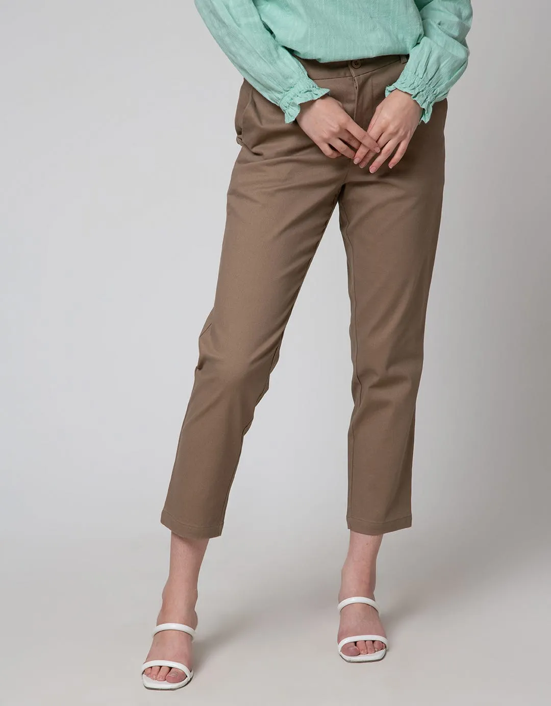 Connexion Chinos Pants Stretch Back Elastic Hidden