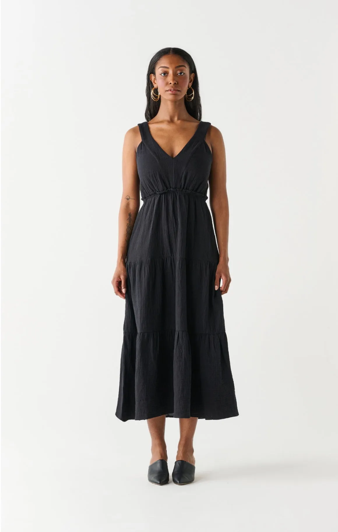 Cotton Midi Dress