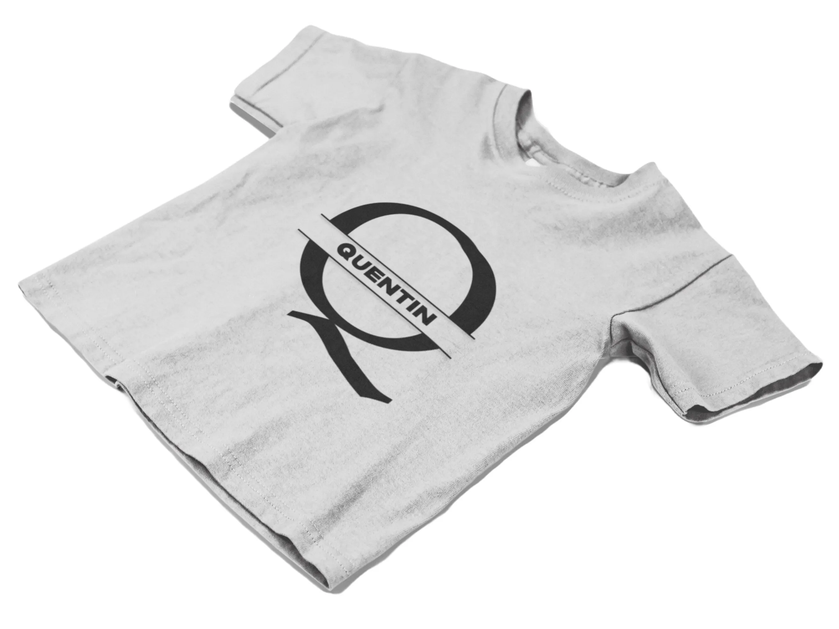 Custom Kids Tshirt Gift For Toddler Girls, Personalize Initials Q On Shirt Gift