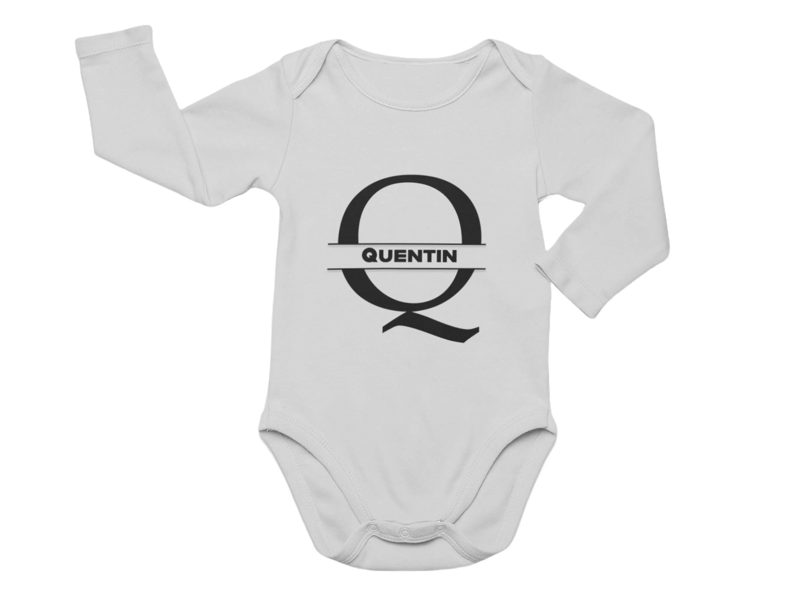 Custom Kids Tshirt Gift For Toddler Girls, Personalize Initials Q On Shirt Gift
