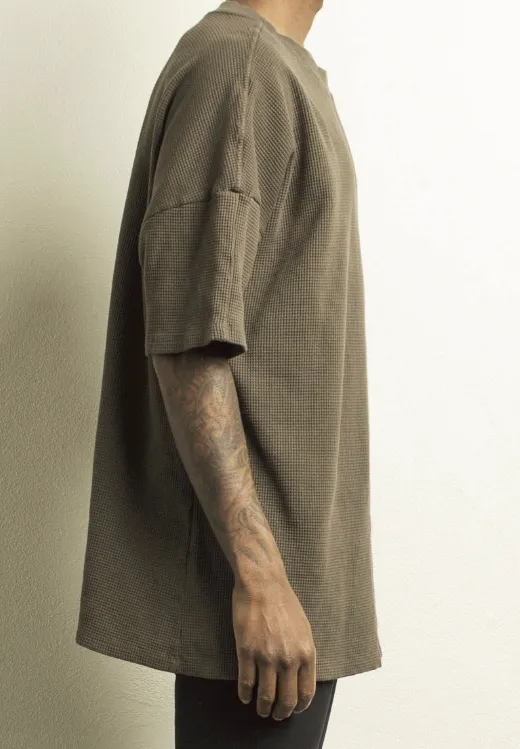 daniel patrick Oversized Tee Thermal Top