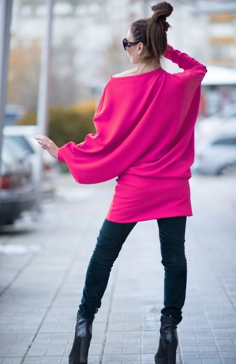 Dolman sleeve Dress CAMEL