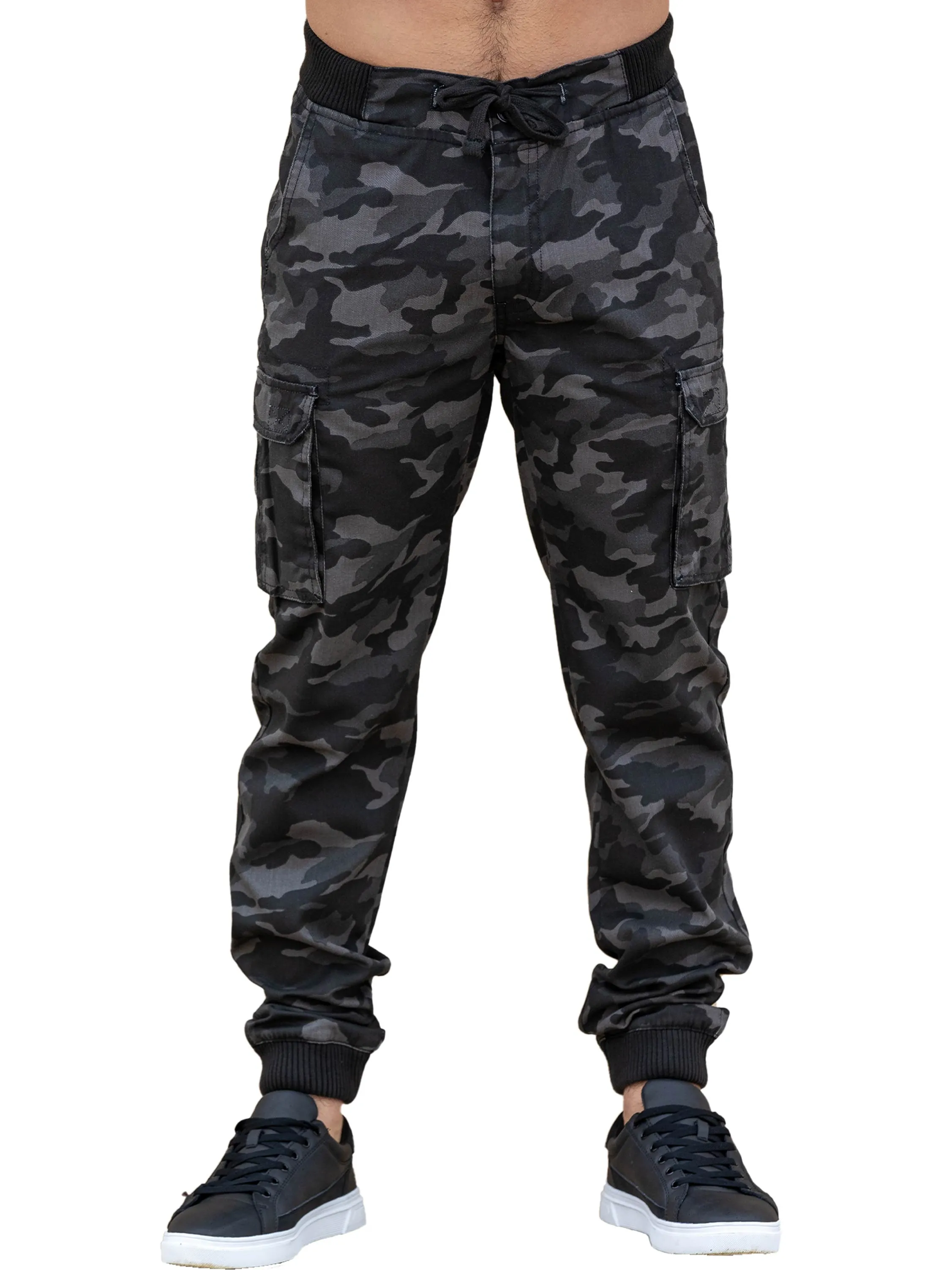 Drake Cargo Pants - Dark Grey Camo