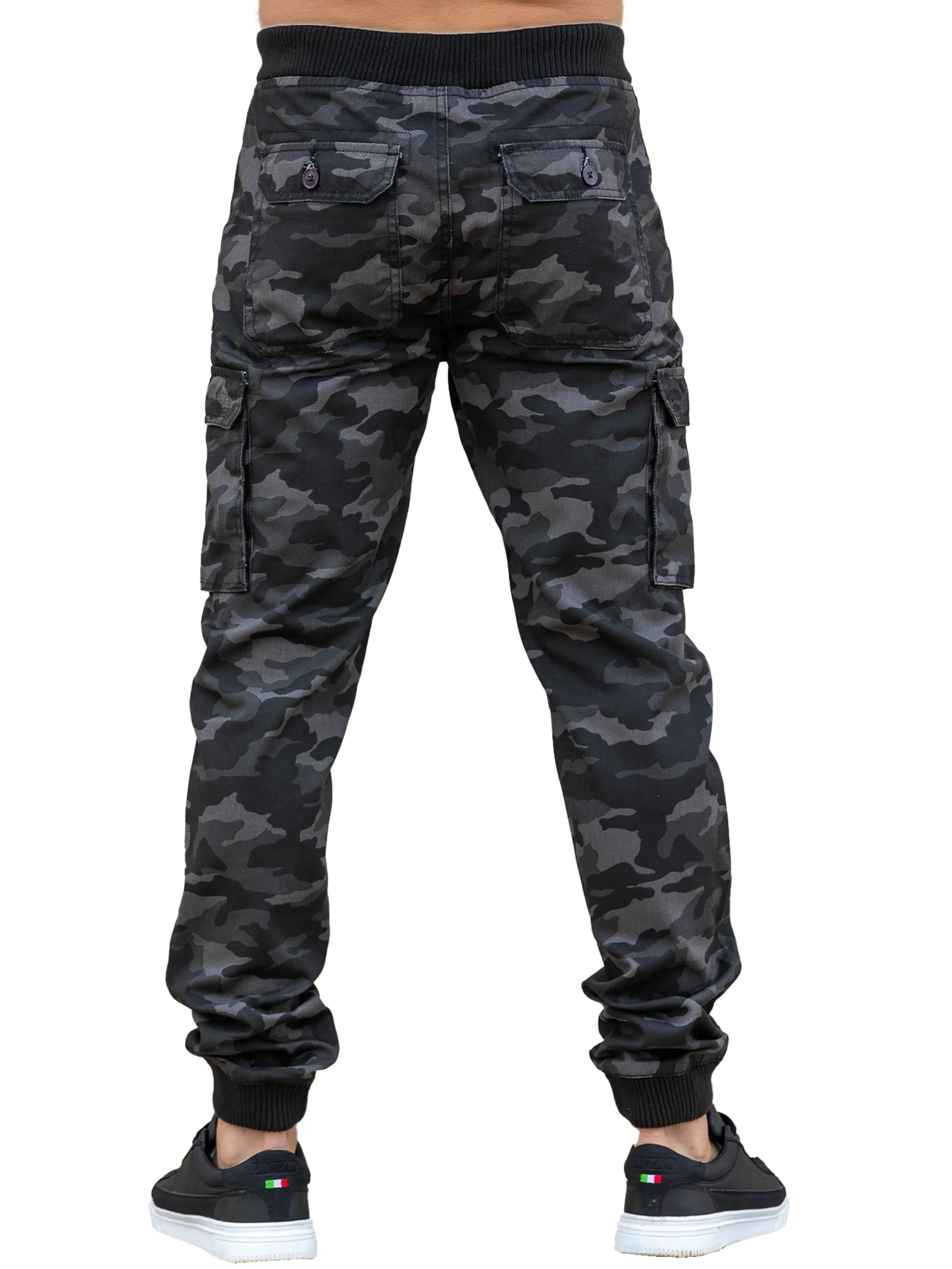 Drake Cargo Pants - Dark Grey Camo